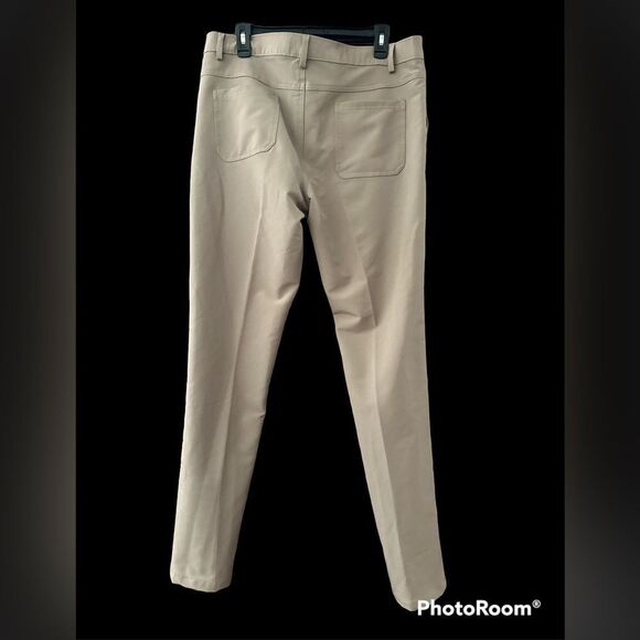 Nomad tech chino stretch activewear pants 34/32 taupe tan - Picture 2 of 5